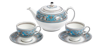 Wedgwood Florentine Turquoise 5-Piece Teaware Set