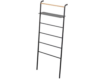 Yamazaki Tower Leaning Ladder with Shelf