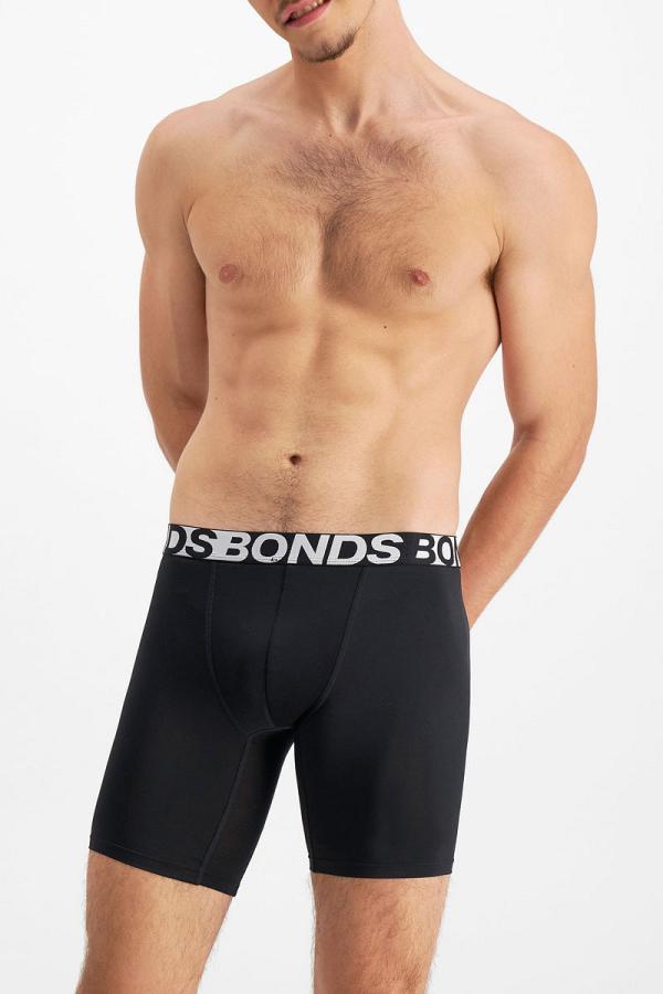 Bonds Active Everyday Long Trunk in Nu Black Size: