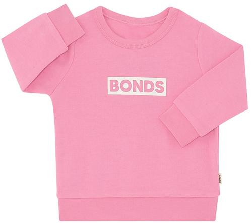 Bonds Baby Tech Sweats Pullover in Blind Blossom Size: 6-12 Months, Cotton