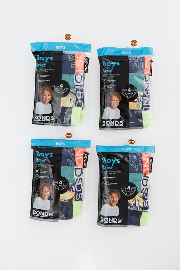 Bonds Boys Brief 16 Pack Size:
