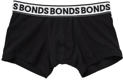 Bonds Boys Fit Trunk in Black Size: