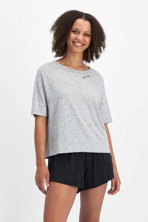 Bonds Comfy Livin Tee in Lazy Marle Size:
