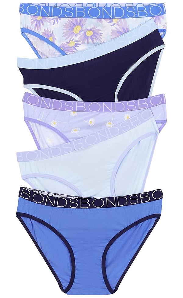Bonds Girls Bikini 5 Pack Size: