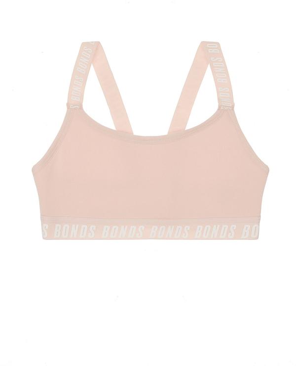 Bonds Girls Performance Pullover Crop in Tea Party Size: 12/14, Moisture-Wicking