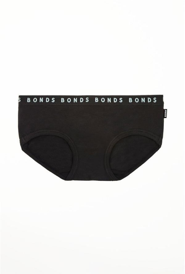 Bonds Hipster Boyleg in Black Size: