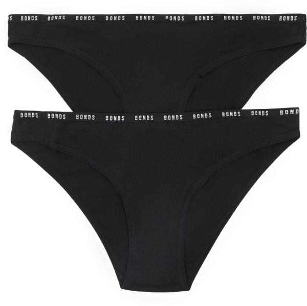 Bonds Icons Kini 2 Pack in Black Size:
