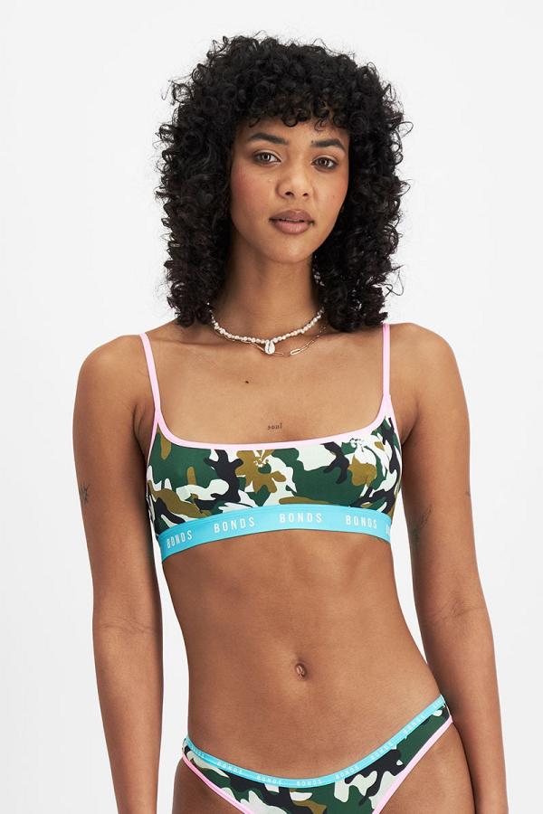 Bonds Icons Scoop Crop in Cameo Re-Vibe Size: