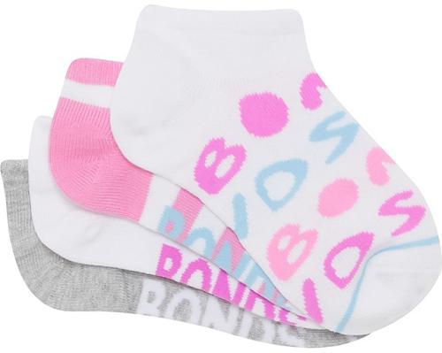 Bonds Kids Cotton Fashion Low Cut Socks 4 Pack in Pink Size: