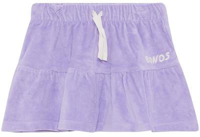 Bonds Kids Cotton Terry Towelling Skirt in Lilac Ice Size: