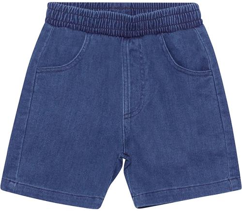 Bonds Kids Denim Jort in Basic Mid Blue Chambray Size: