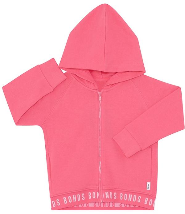 Bonds Kids Logo Fleece Hoodie in Harajuku Size: