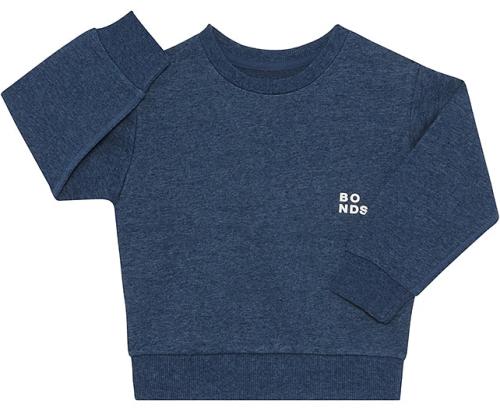 Bonds Kids Next Gen Terry Pullover in Almost Midnight Size: