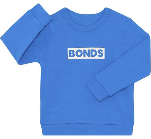 Bonds Kids Tech Sweats Pullover in Wategos Size: 3, Cotton