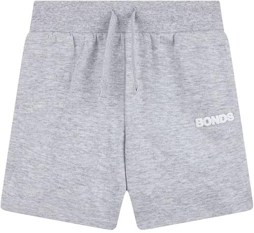 Bonds Kids Tech Sweats Short in New Grey Marle Size: