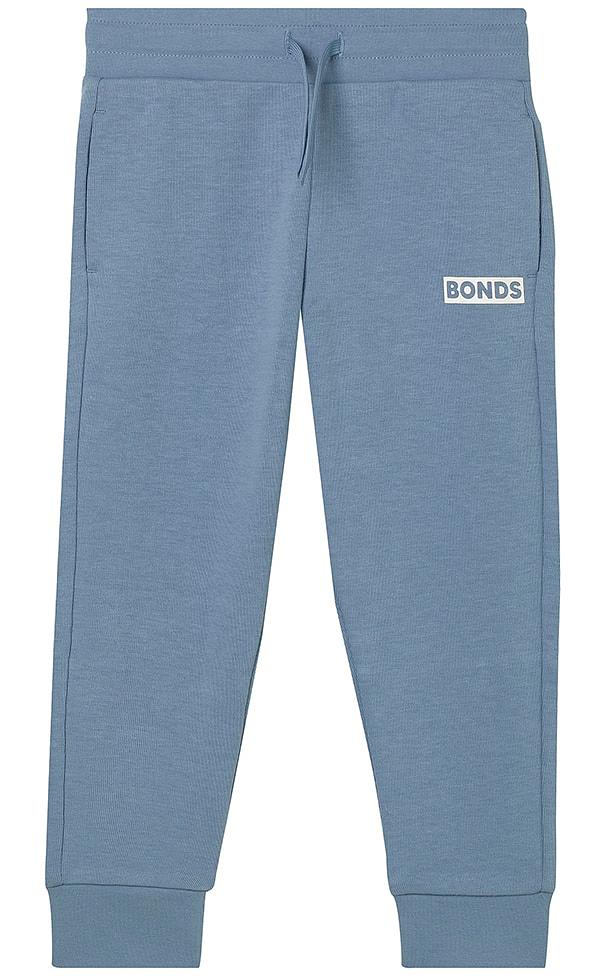 Bonds Kids Tech Sweats Trackie in Mountain Blue Size: 6, Cotton