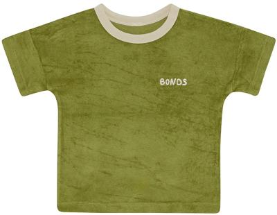 Bonds Kids Terry Towelling Tee in Jungle Fever Size: