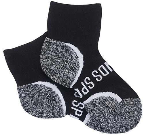 Bonds Kids Ultimate Comfort Quarter Crew 2 Pack Socks in Black Size: