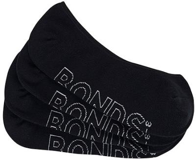 Bonds Logo Lightweight Liner 4 Pack in Black Size: