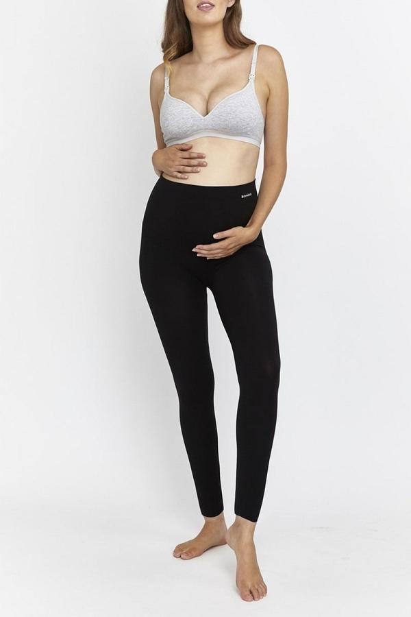 Bonds Maternity Cotton Roll Top Legging in Black Size: