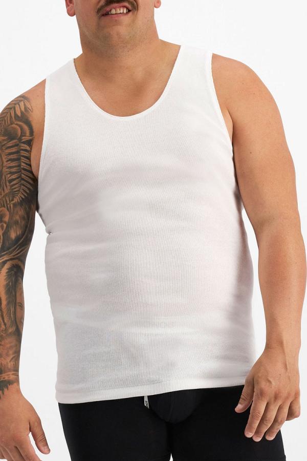 Bonds Men's Chesty Cotton Top in White Size: