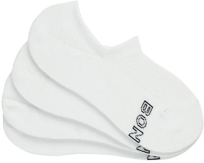 Bonds Mens Cotton Logo Light Sneaker 4 Pack Socks in White Size: 6-10, Aussie Cotton