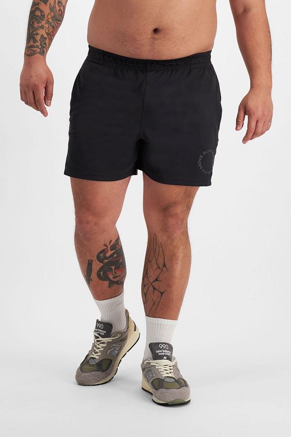 Bonds Men's Move Short in Nu Black Size: 2XS, Moisture-Wicking