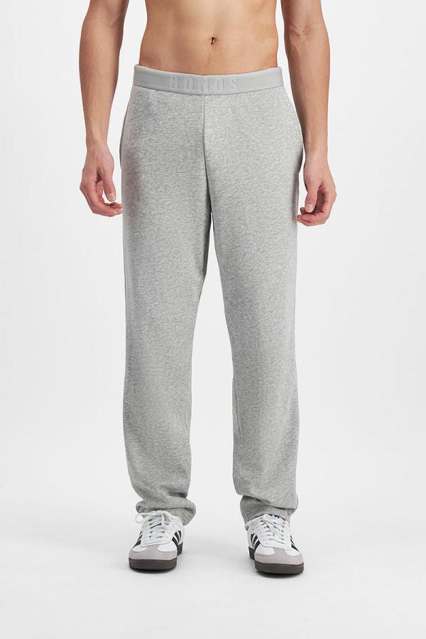 Bonds Men's Originals Cotton Straight Leg Trackie in Original Grey Marle Size: Small, Aussie Cotton