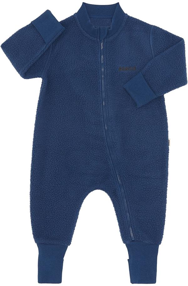 Bonds Newbies Teddy Fleece Zippy in Bastille Blue Size: