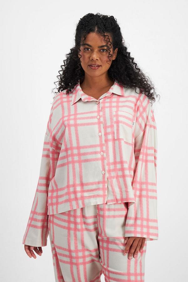 Bonds Sleep Flannelette Shirt in Check Out Size: