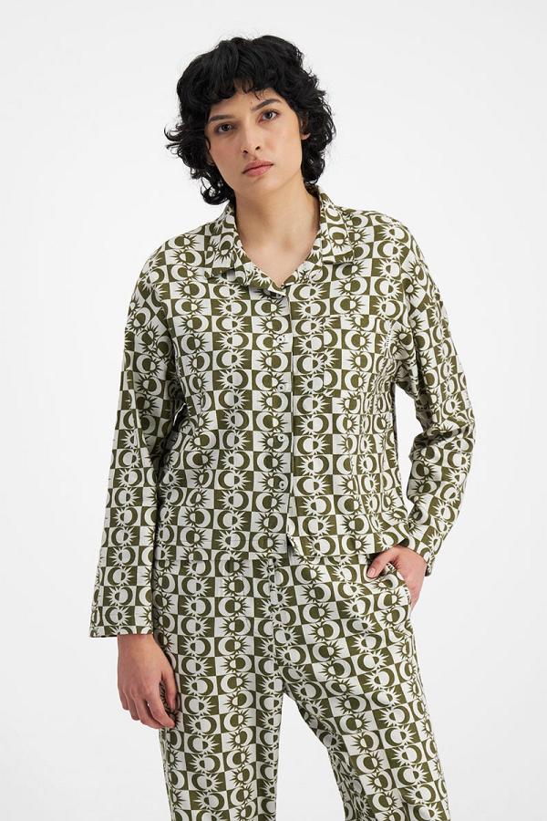 Bonds Sleep Flannelette Shirt in Sun/Moon Size: