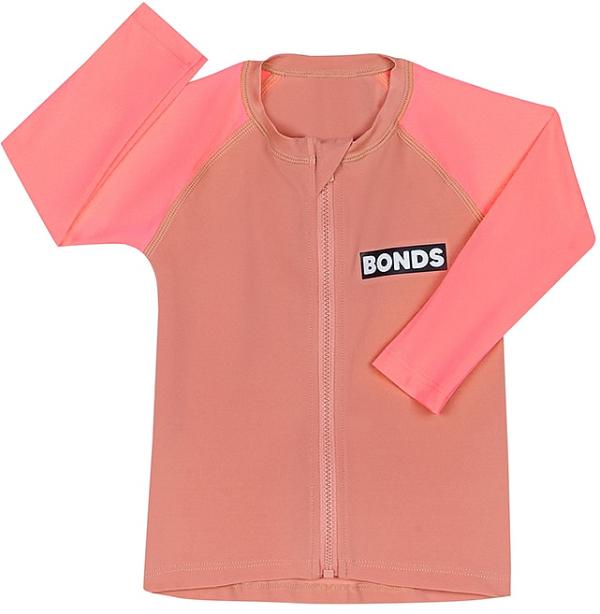 Bonds Toddler Swim Long Sleeve Zip Rashie in Fruitburst Size: