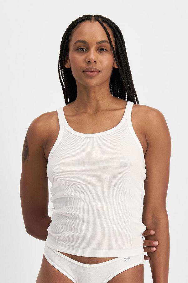 Bonds Women's Organics Cotton Chesty Singlet Top in White Size: