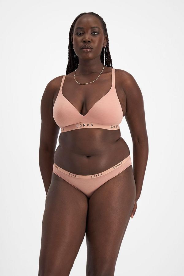 Bonds Women's Originals Bikini in Blush Latte Size: