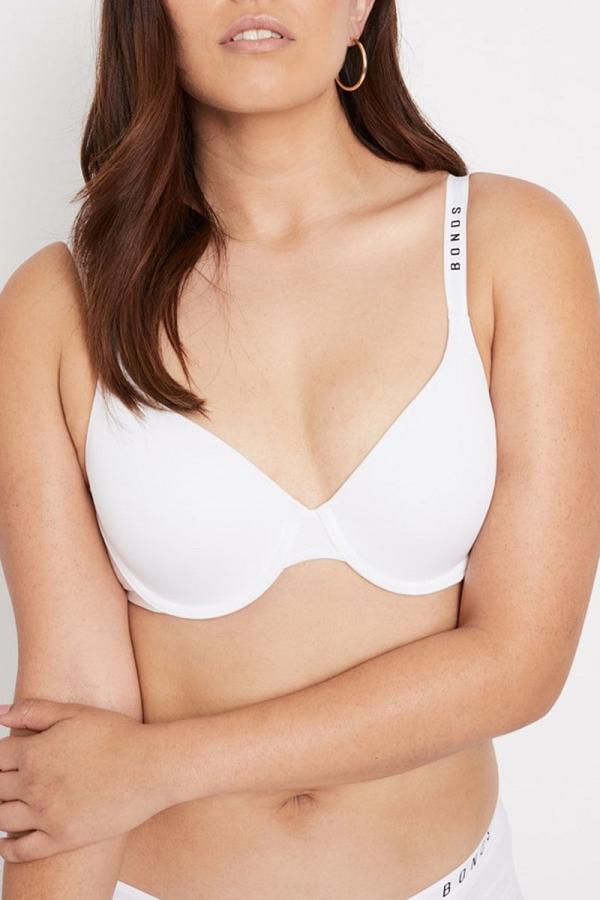 Bonds Women's Originals Tee Bra in White Size: