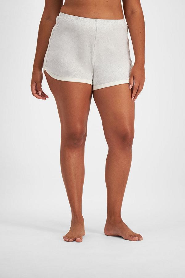 Bonds Women's Sleep Aussie Cotton Blend Short in Cloudy Marle Size: