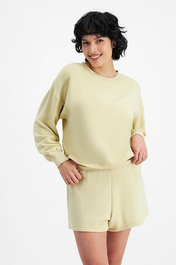 Bonds Women's Sleep Terry Pullover in Bondi Sand Size: