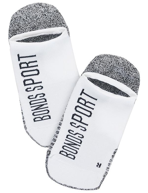 Bonds Womens Sport Tech No Show Socks 2 Pack in White Size: 3-8, Moisture-Wicking