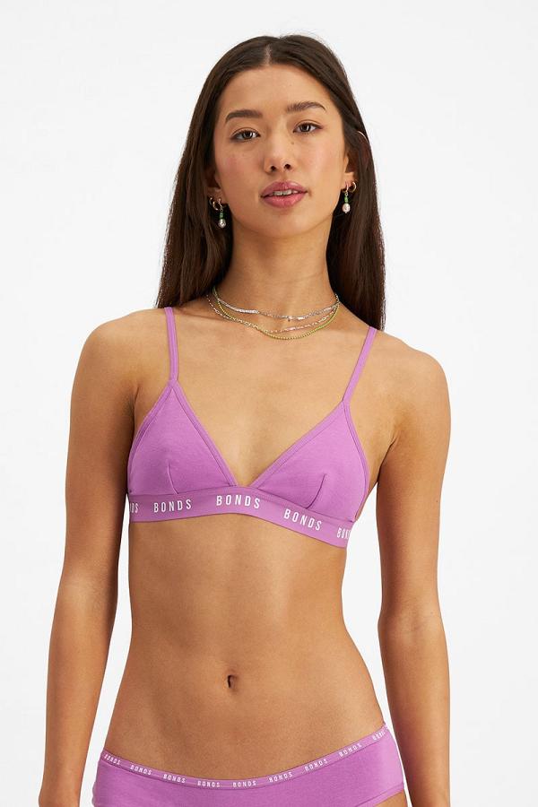 Icons Triangle Bralette in Pop Princess Size: