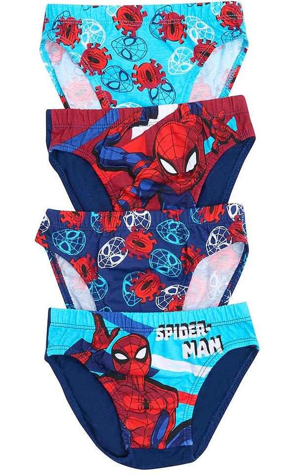 TMI Boys Spiderman Cotton Brief 4 Pack Size: