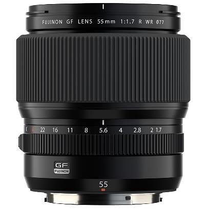 Fujifilm GF55mm f/1.7 R WR lens  - GFX series