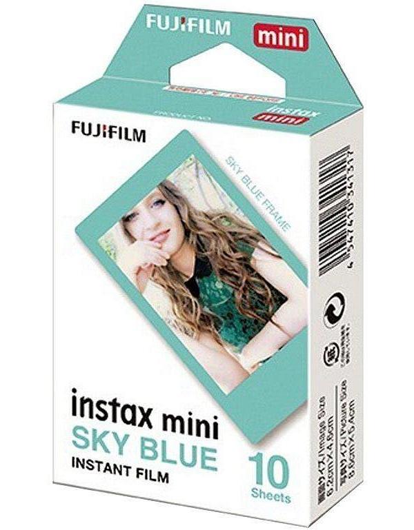 Fujifilm Instax Mini - Sky Blue Frame Instant Film (10 Sheets)