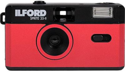 Ilford Sprite 35-II Reusable Camera - Black & Red