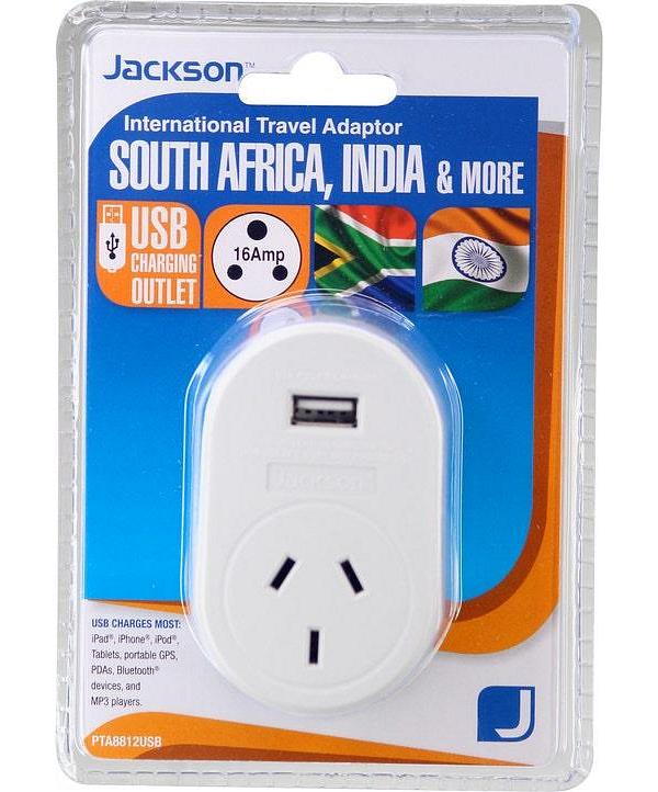 Jackson Outbound USB Travel Adaptor -Sth Africa