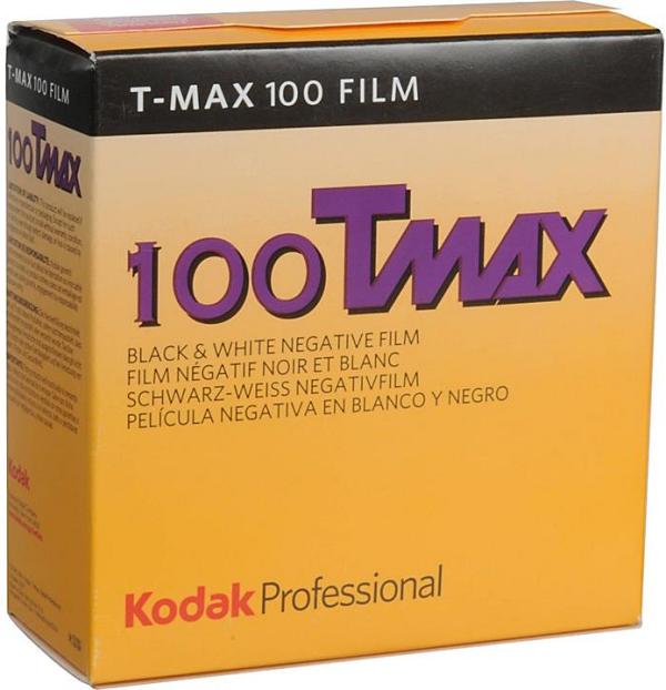 Kodak T-Max 100 ISO Professional 35mm 100' Roll - Black & White Negative Film