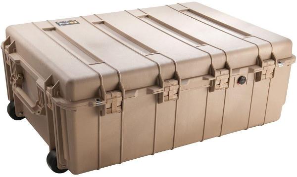 Pelican 1730 Desert Tan Weapons Transport Case with Foam