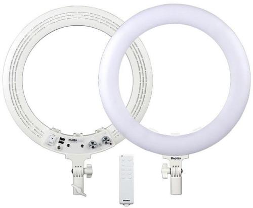Phottix Nuada Ring 40C Video LED Light Go Kit - Stand, Phone Clip & Remote
