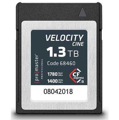 ProMaster CFexpress Type B 1.3TB Velocity CINE 1400MB/s write speed & 1780MB/s Read sp