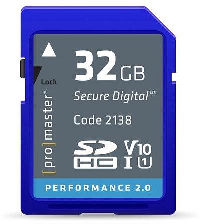 ProMaster SDHC Performance 32GB (2.0) - V10 Memory Card