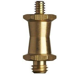 ProMaster Short Brass Stud 1/4-20 male to 3/8 male